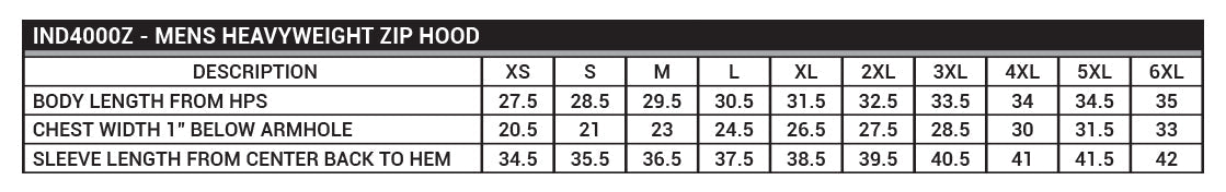 Heavyweight Full Zip Hoodie - Preorder