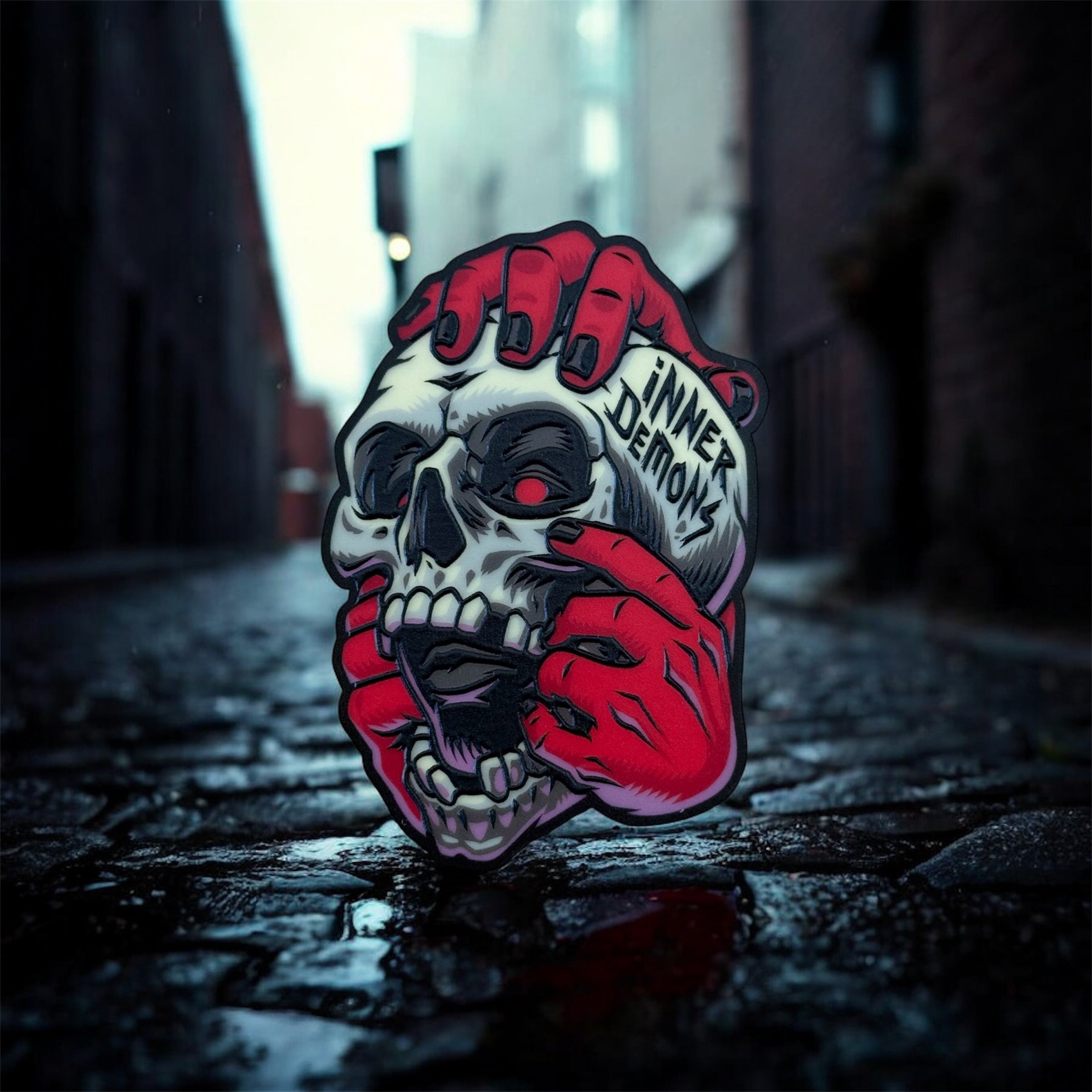 Skull v3.1.3 - Inner Demons Acrylic – The Blissful Menace